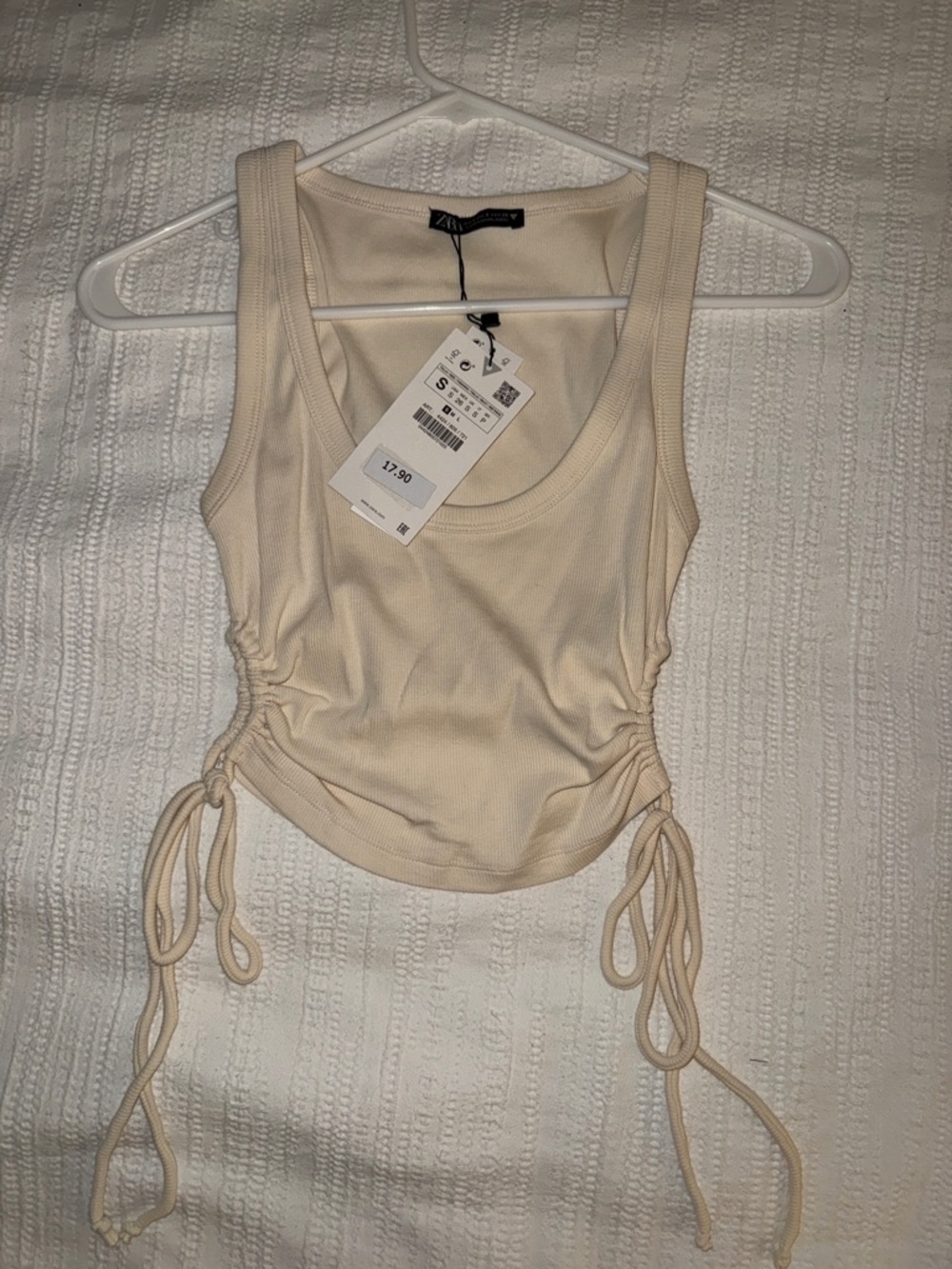 Zara Ribbed Racerback Side Tank Top 4424/805/721 Small